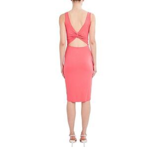 NWT BCBG Paris Women's V-Neck Jersey Midi Dress